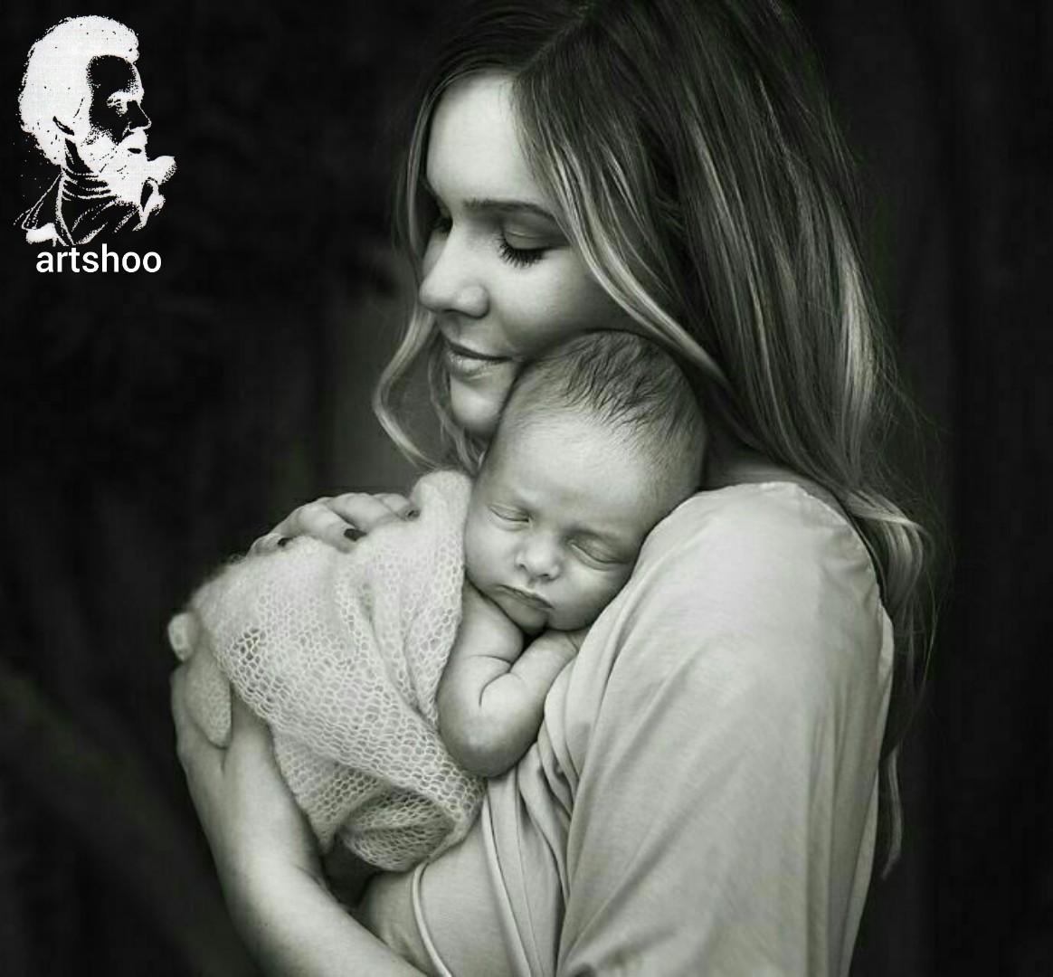 مدل کودک سیاه قلم